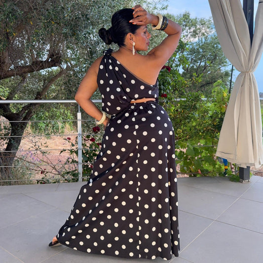 Ensemble Luna – Pois Chic et Élégant