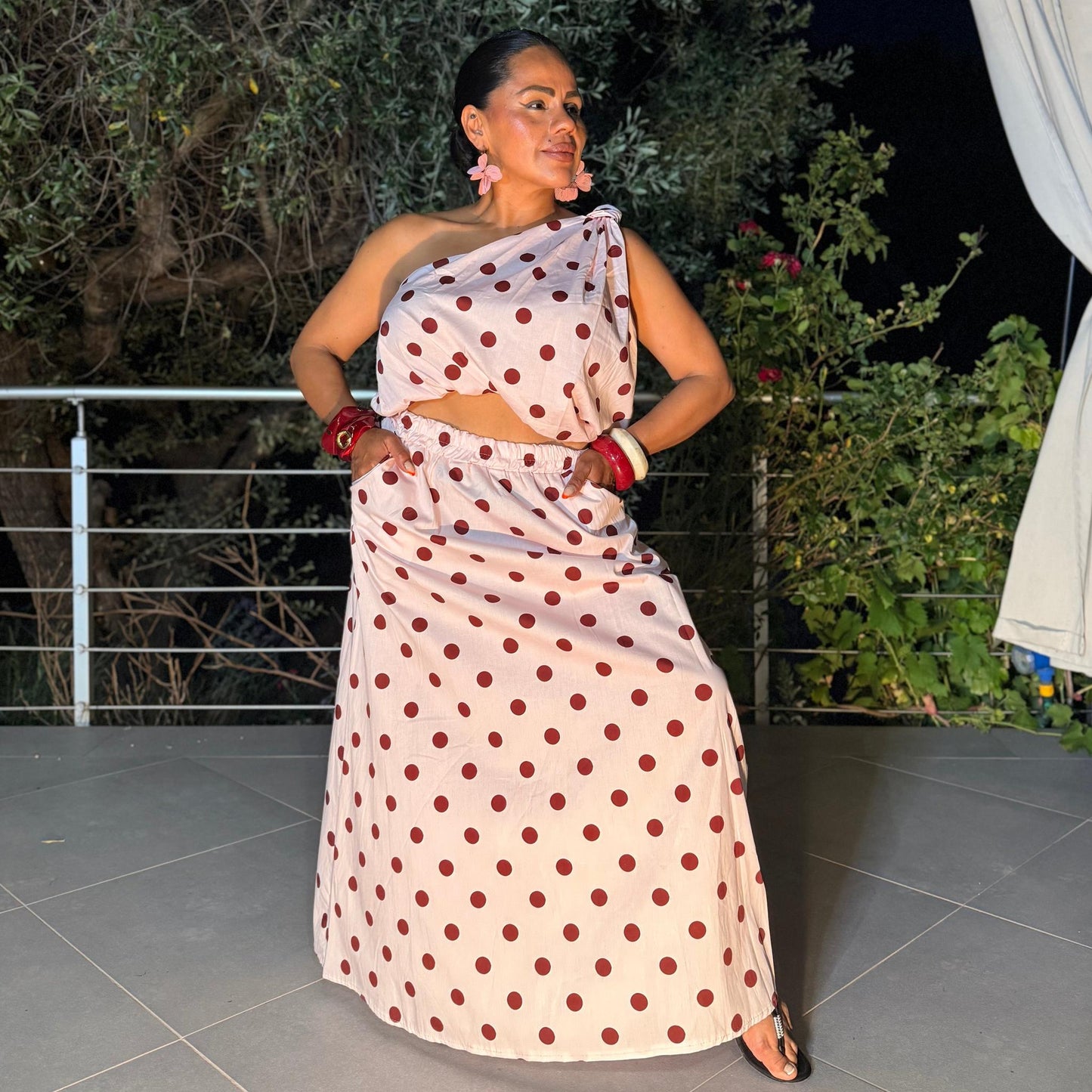 Ensemble Luna – Pois Chic et Élégant