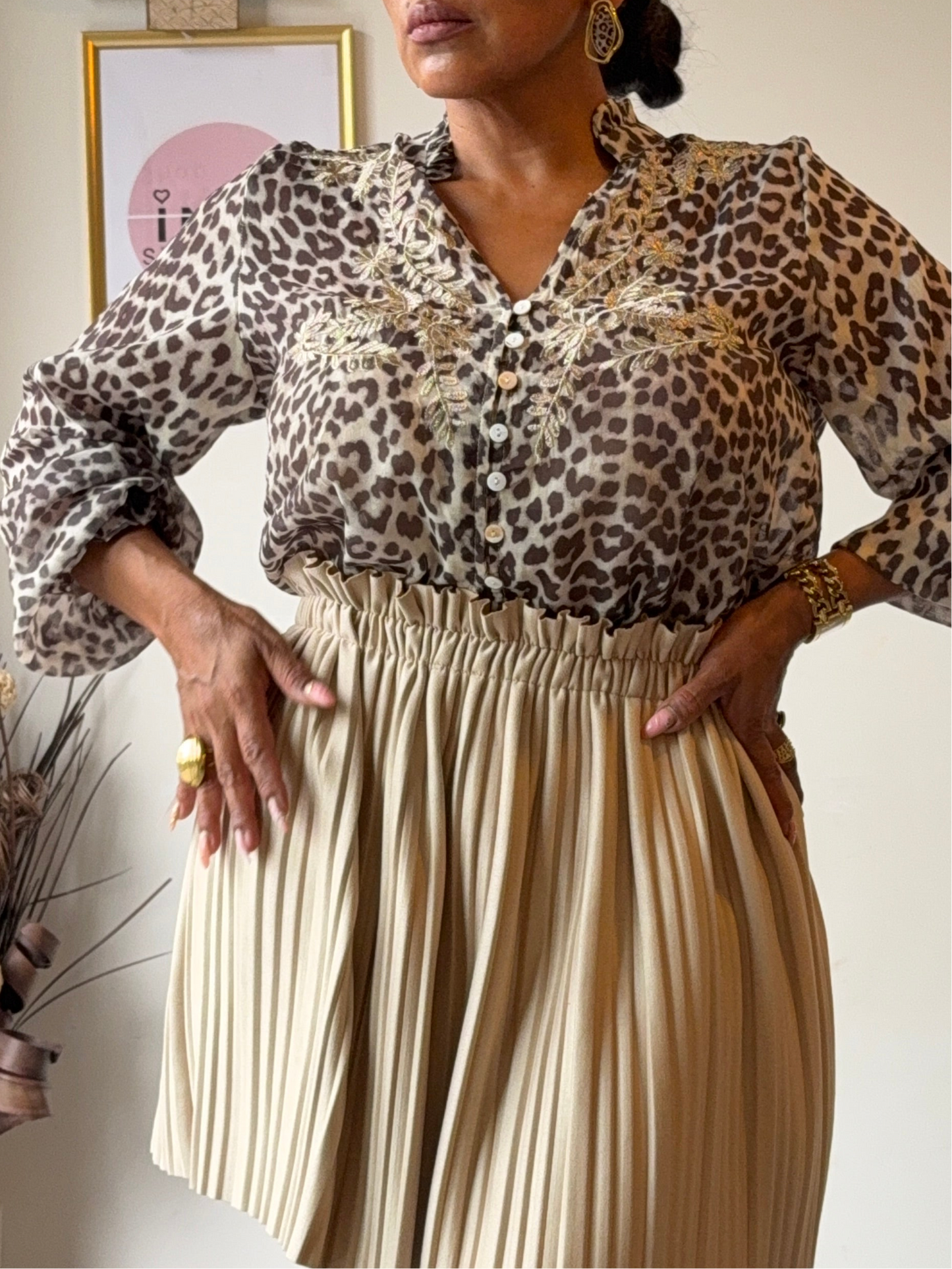Chemise Léopard