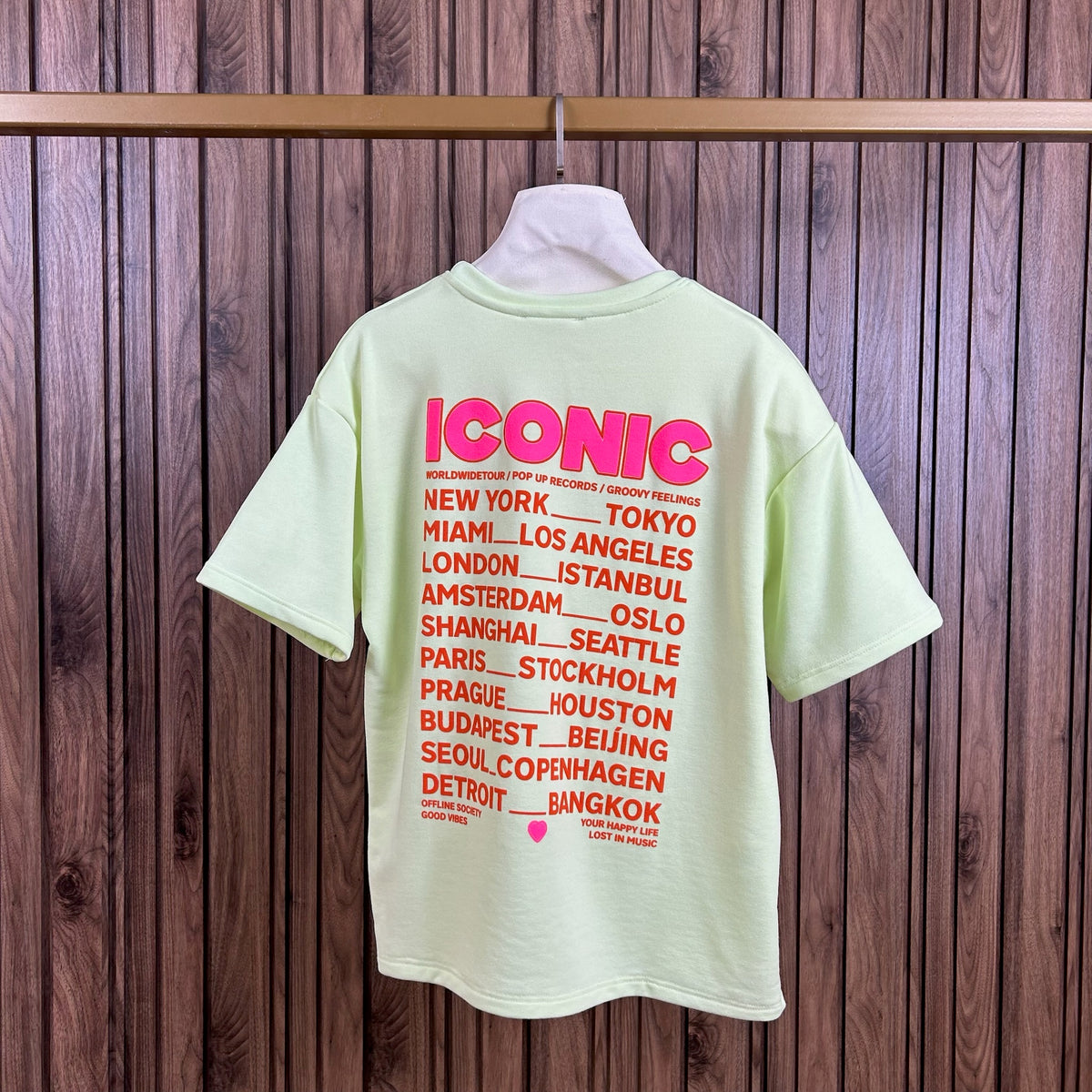 T-shirt Amore – 100 % Coton, Style Casual et Imprimé Original
