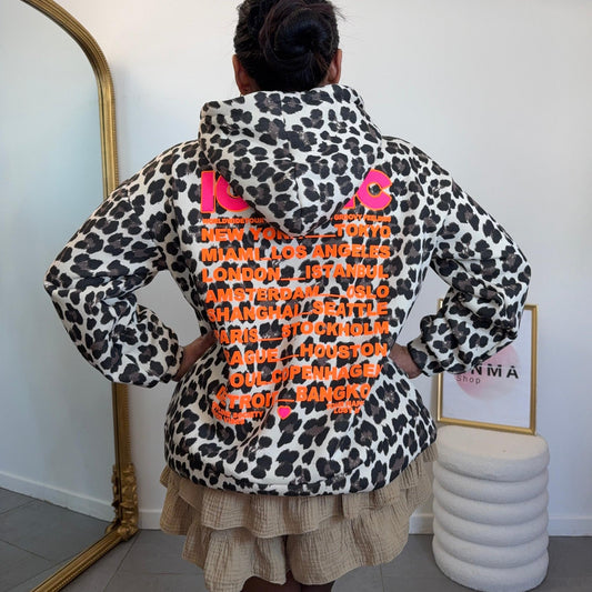 Sweat à capuche Léopard – Caractère sauvage & style urbain