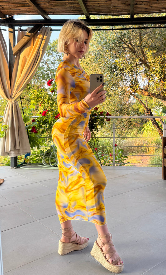 Robe Alora asimetrique elegance