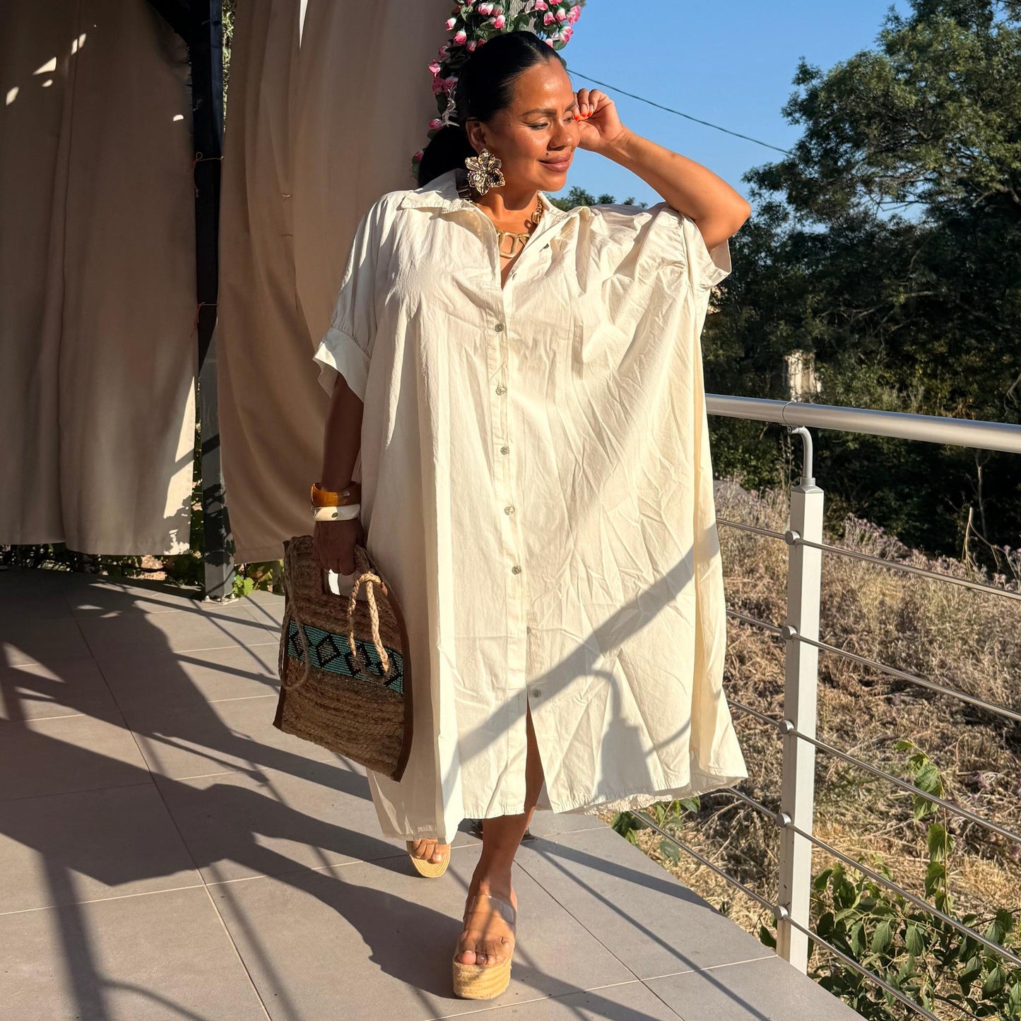 Maxi-robe Alicia – Fluide et Bohème Chic
