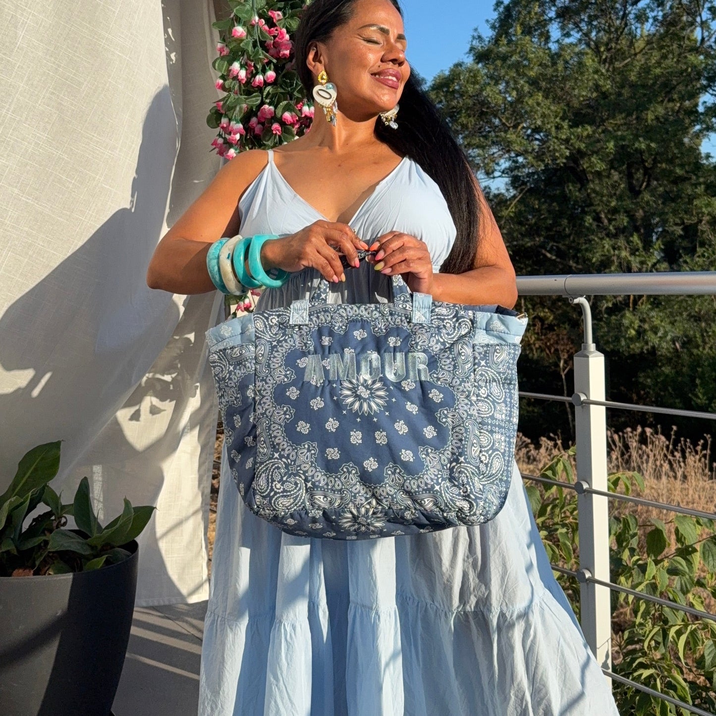 Sac Bandana Amour – Bohème et Décontracté