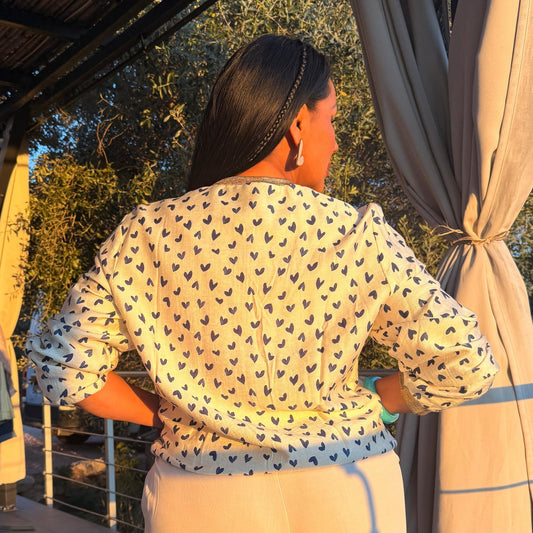 Veste Imprimé Cœur – Amore