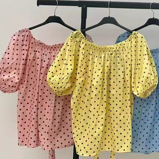 Blouse Pois Poplin – Esencia