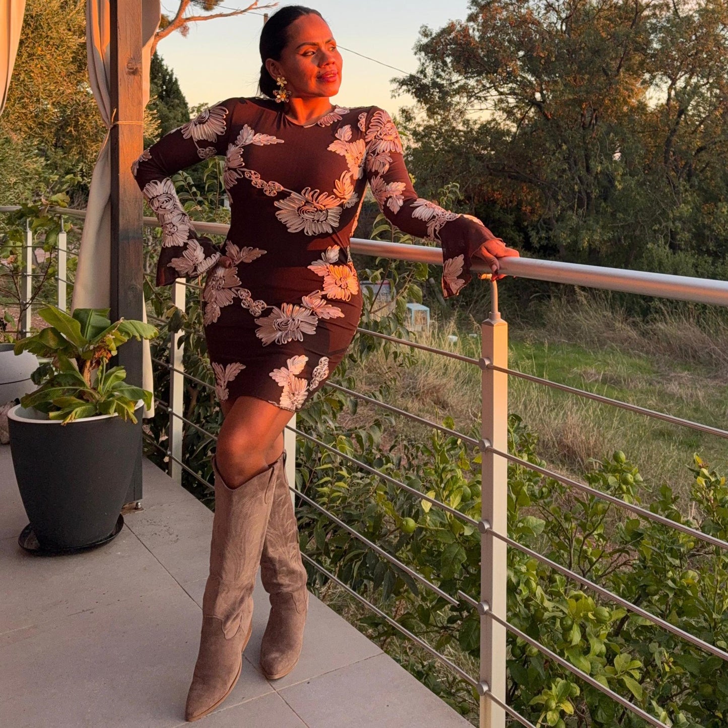 Robe Florence – Élégance florale et féminine