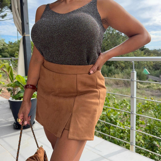 Short Dakota – Élégance en suédine