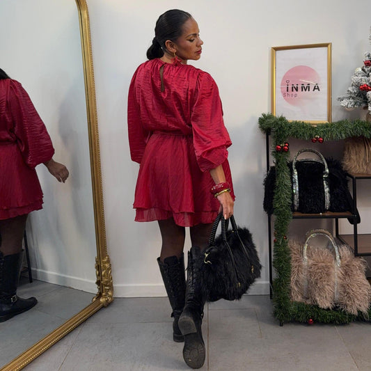 Robe Fuego Satin — Fluide & Satinée