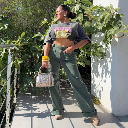 Jeans Selva Verde – Taille haute et allure sauvage