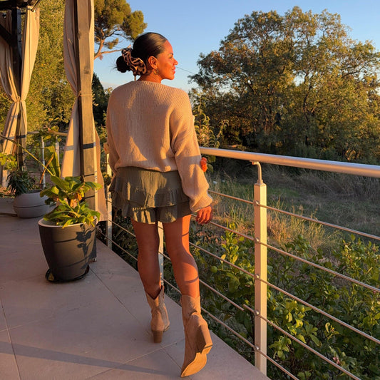 Gilet Bloom – L’élégance fleurie