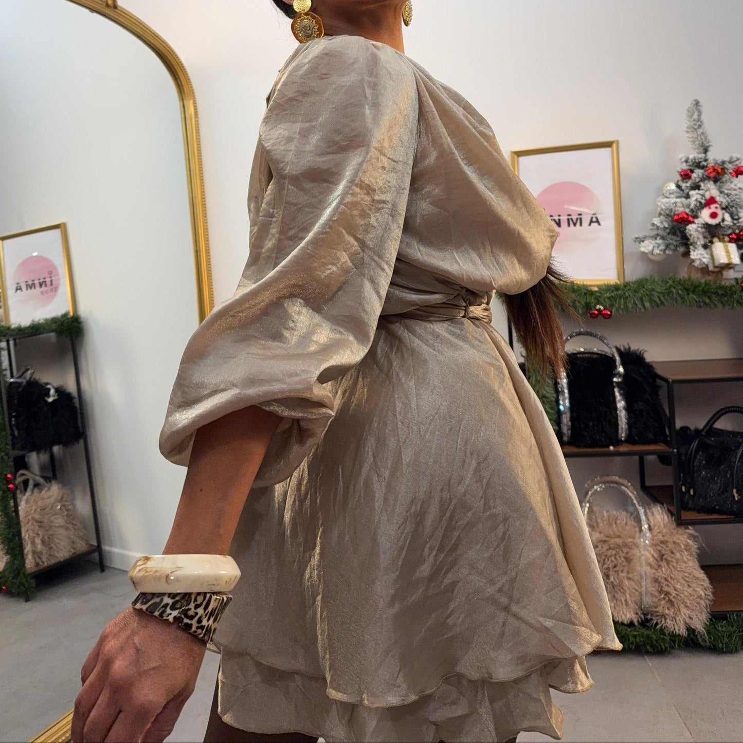 Robe Fuego Satin — Fluide & Satinée