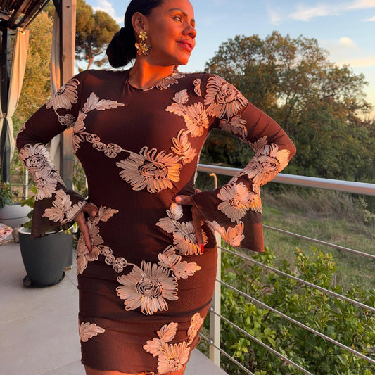 Robe Florence – Élégance florale et féminine