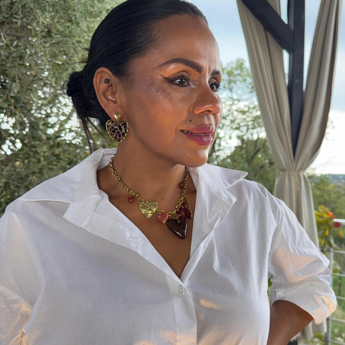 Collier Corazón Dorado – Charme & Passion