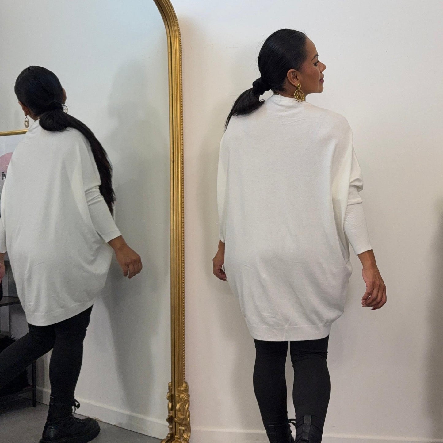 Pull Maxi Amora — Brillance Cœur