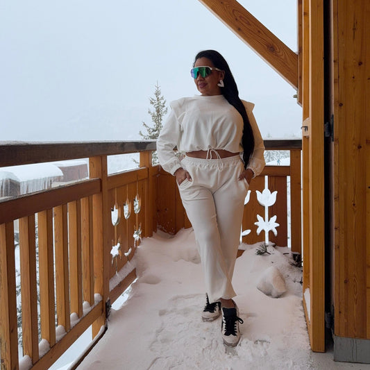 Ensemble Neige Élégance - chic et confortable