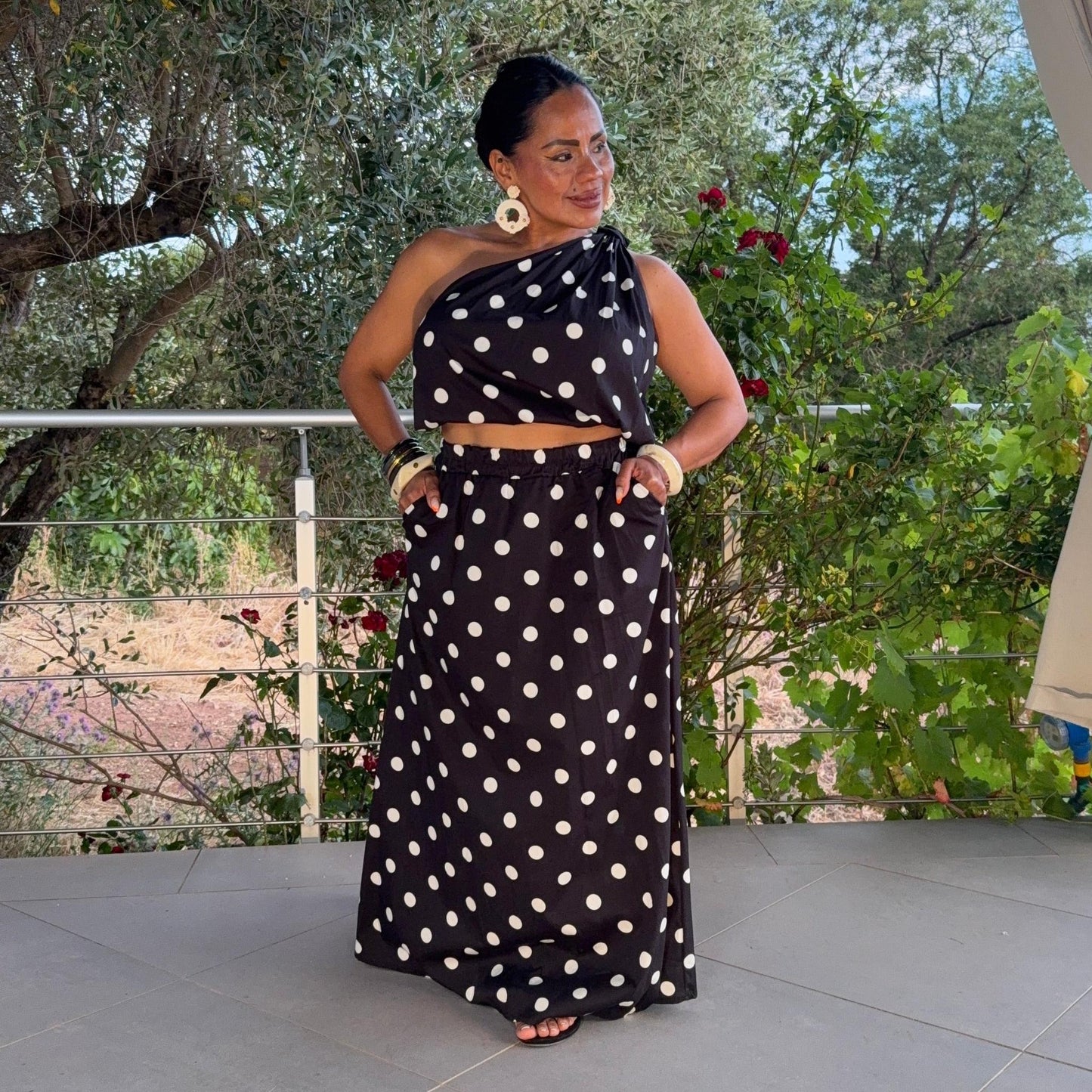 Ensemble Luna – Pois Chic et Élégant