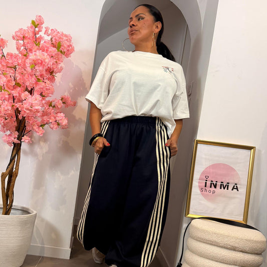 T-shirt Today – Oversize, 100 % Coton et Détails Strass
