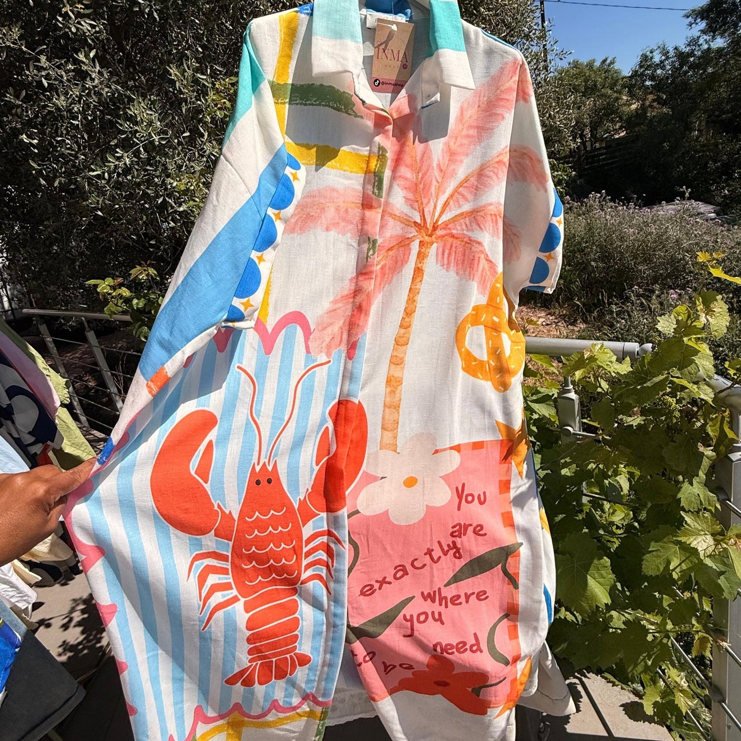 Robe Tunique Artistique – Saint-Tropez