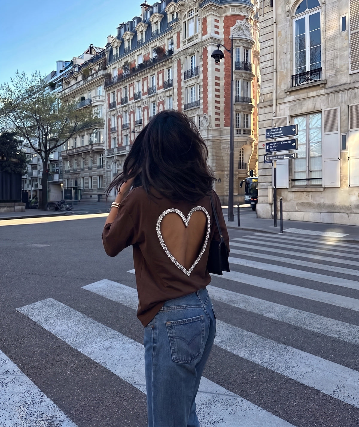 T-shirt Amore - Dos Cœur et Allure Féminine