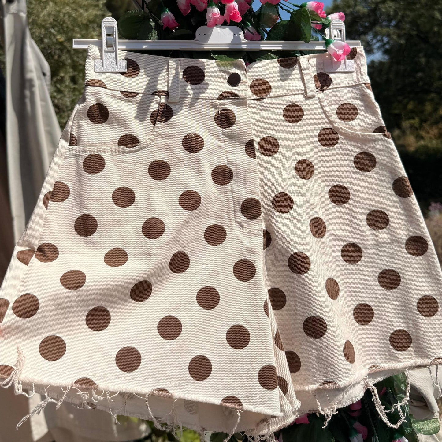 Short Pois Julia – Rétro et Élégant