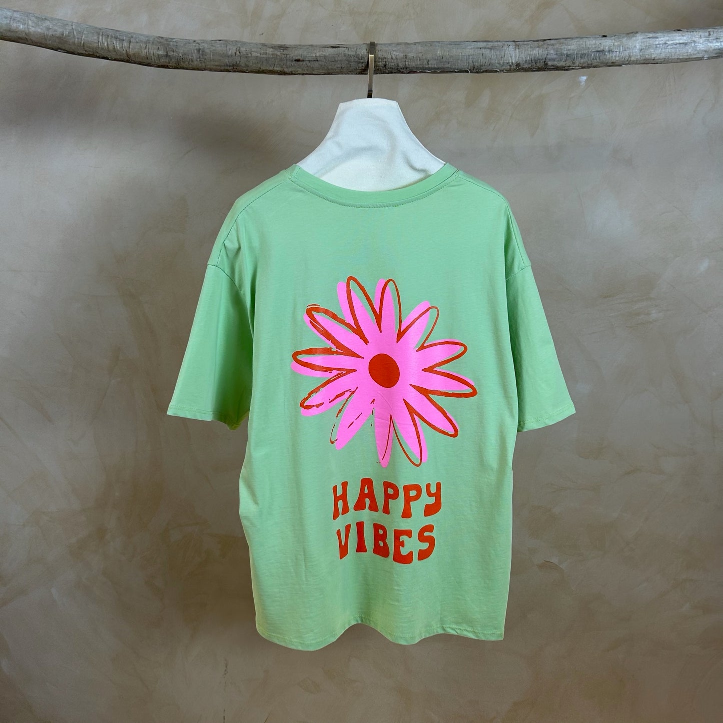 T-shirt Happy – Flower Vibes
