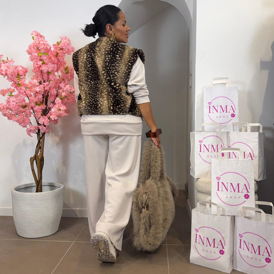 Gilet Bambi – Douceur et Élégance Bohème