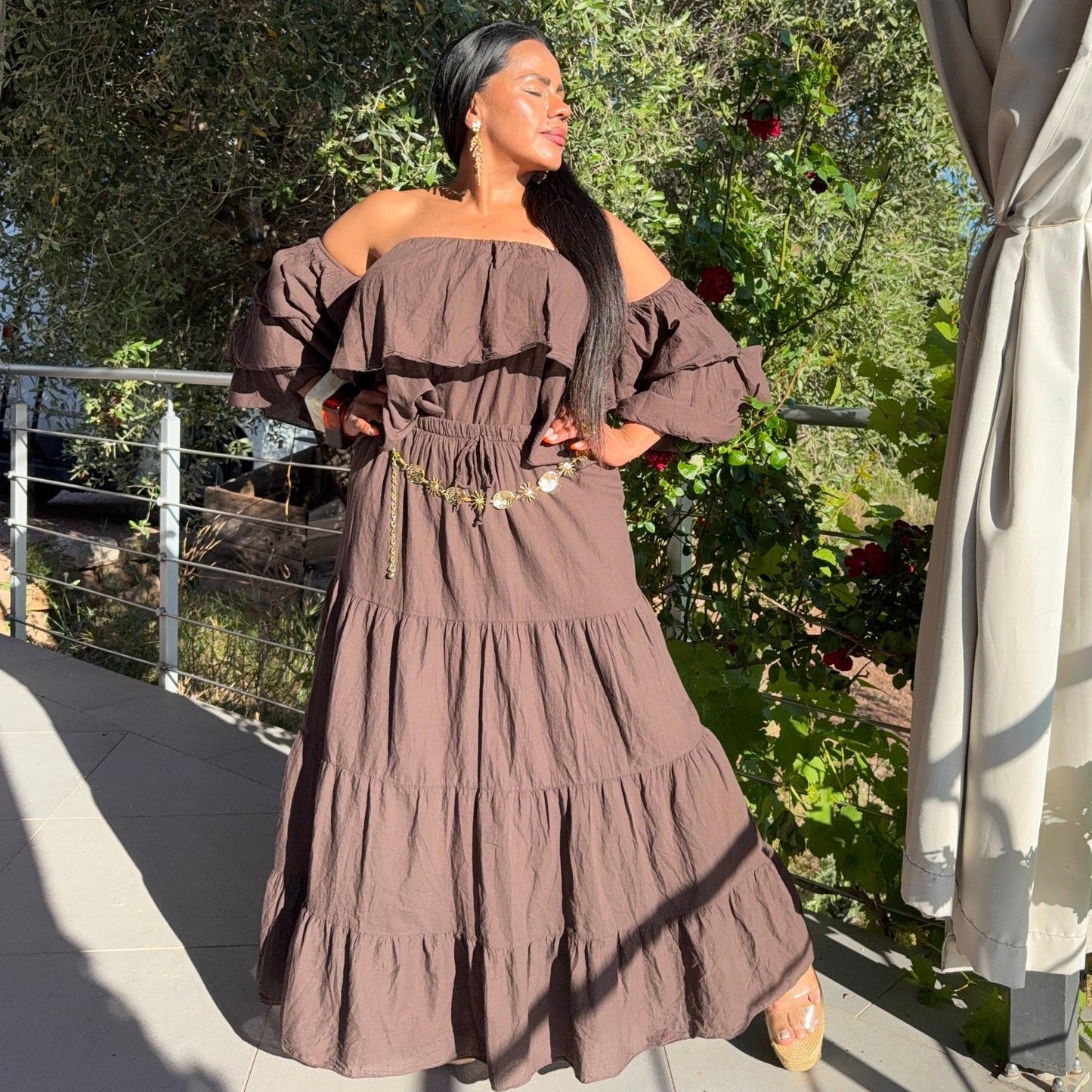 Ceinture Soleil Doré – Charme Bohème