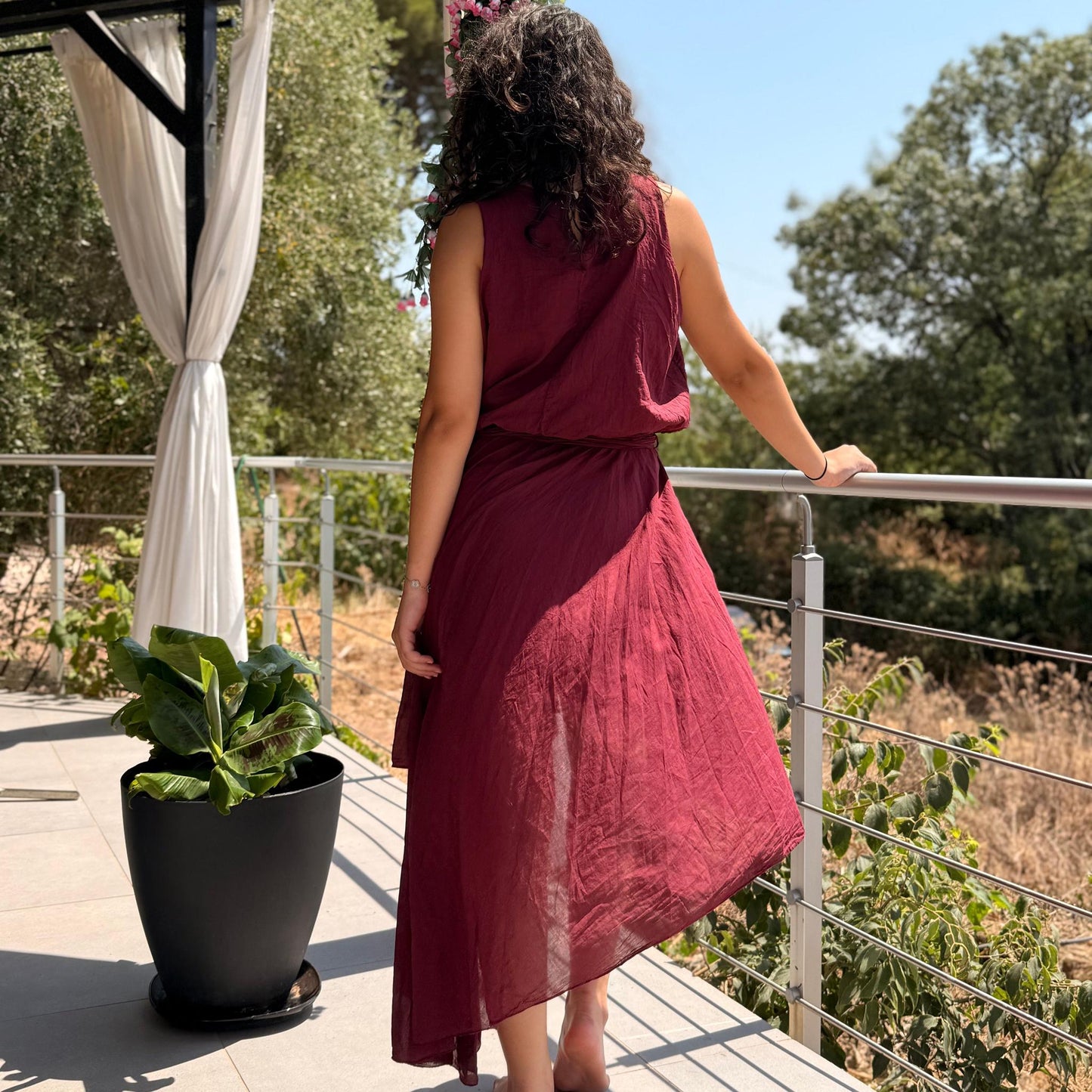 Robe Soléna - Légèreté Bohème et Coupe Asymétrique