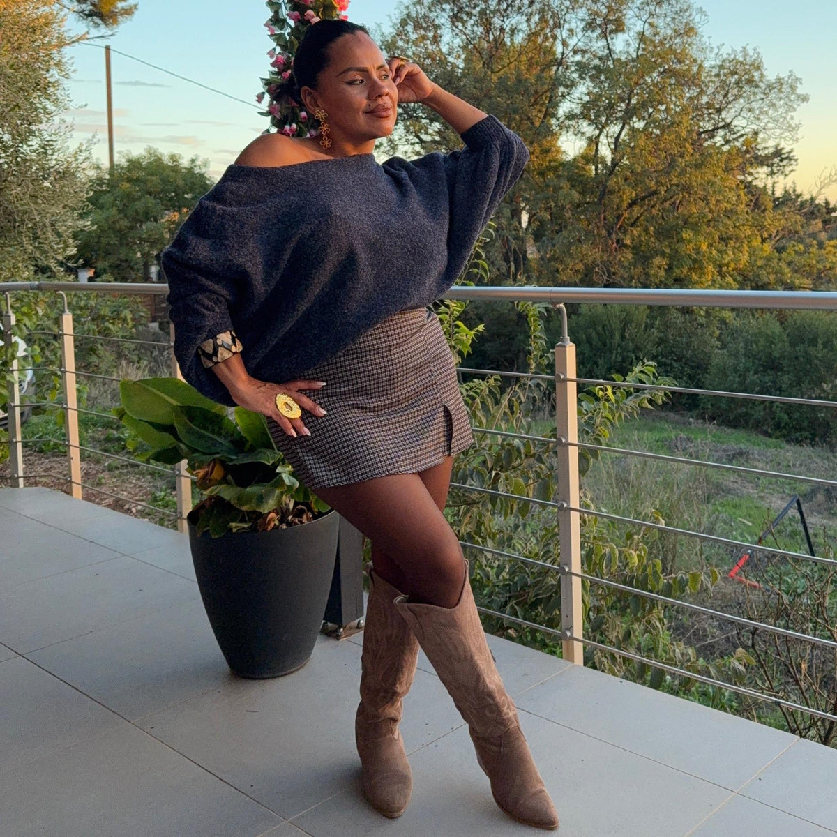 Pull Andrea – Oversize chic et élégant jusqu’au 50