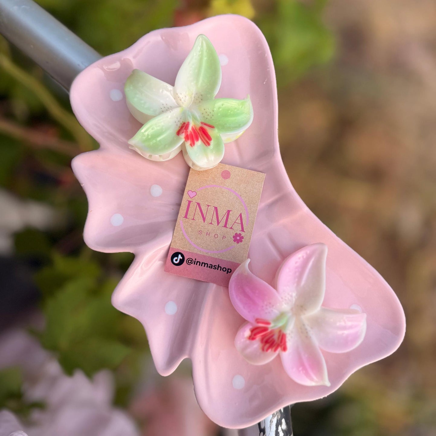 Pince à cheveux Orchidée – Exotique et Raffinée (lot de 2)