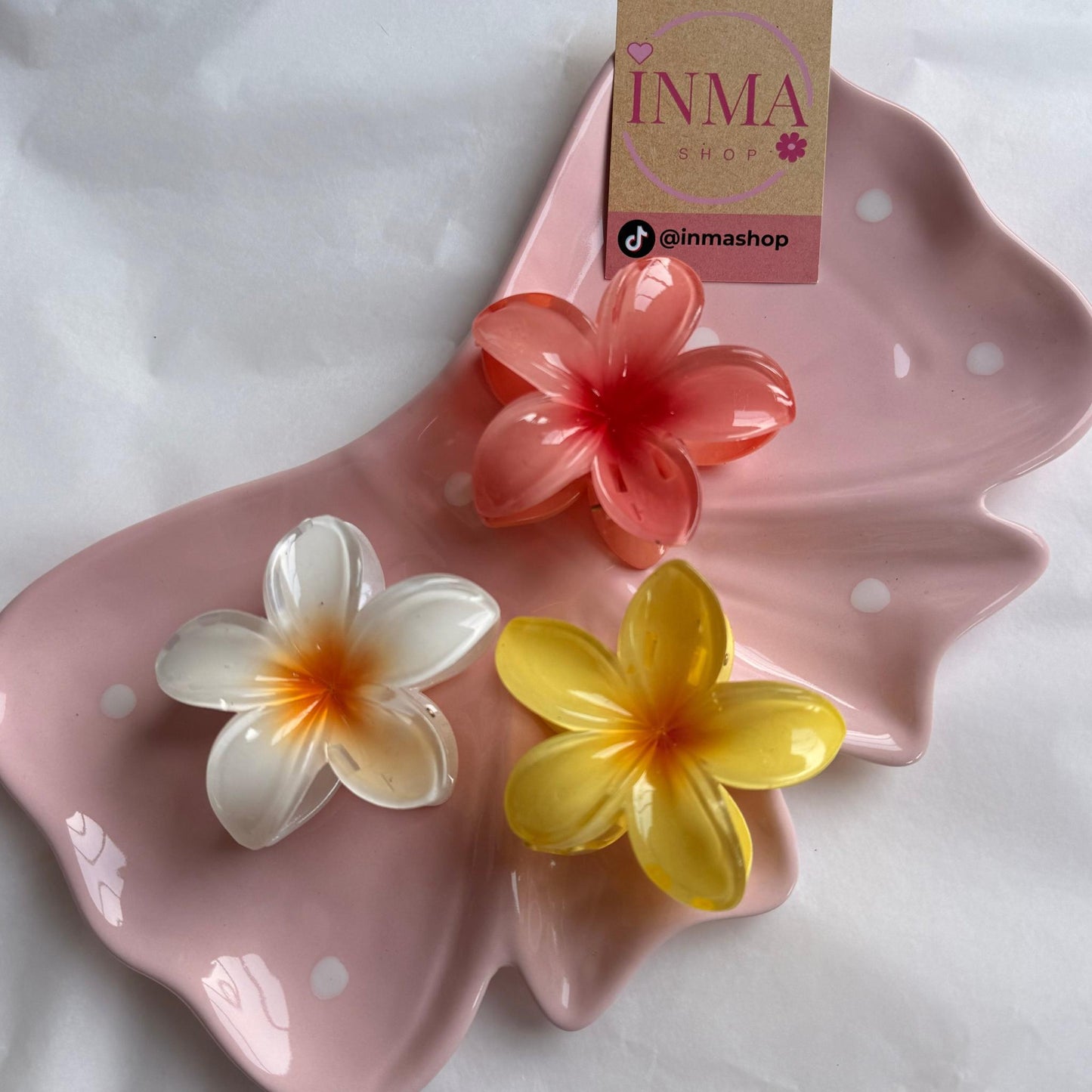 Lot de 3 Pinces à Cheveux Fleur – Colorées et Élégantes