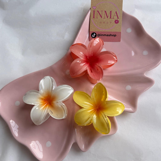 Lot de 3 Pinces à Cheveux Fleur – Colorées et Élégantes