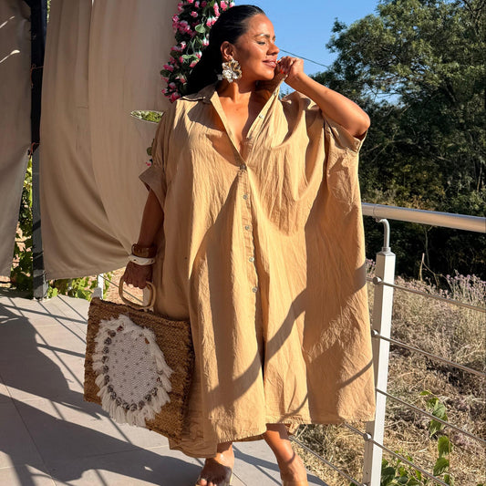 Maxi-robe Alicia – Fluide et Bohème Chic