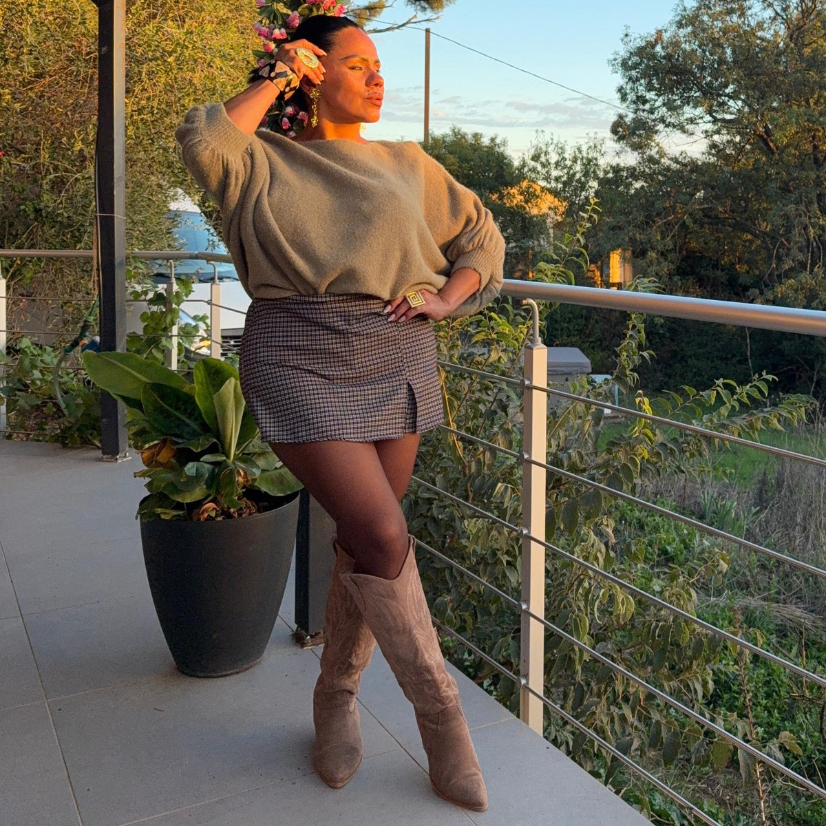 Pull Andrea – Oversize chic et élégant jusqu’au 50