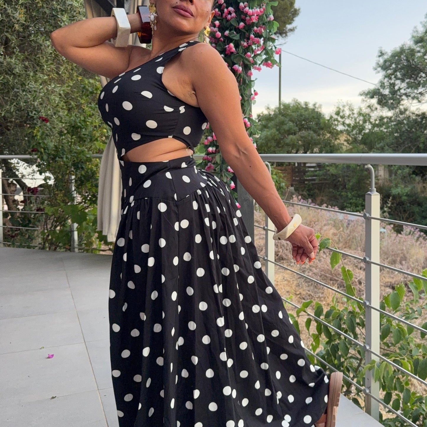 Robe Asymétrique Coton – Soléna