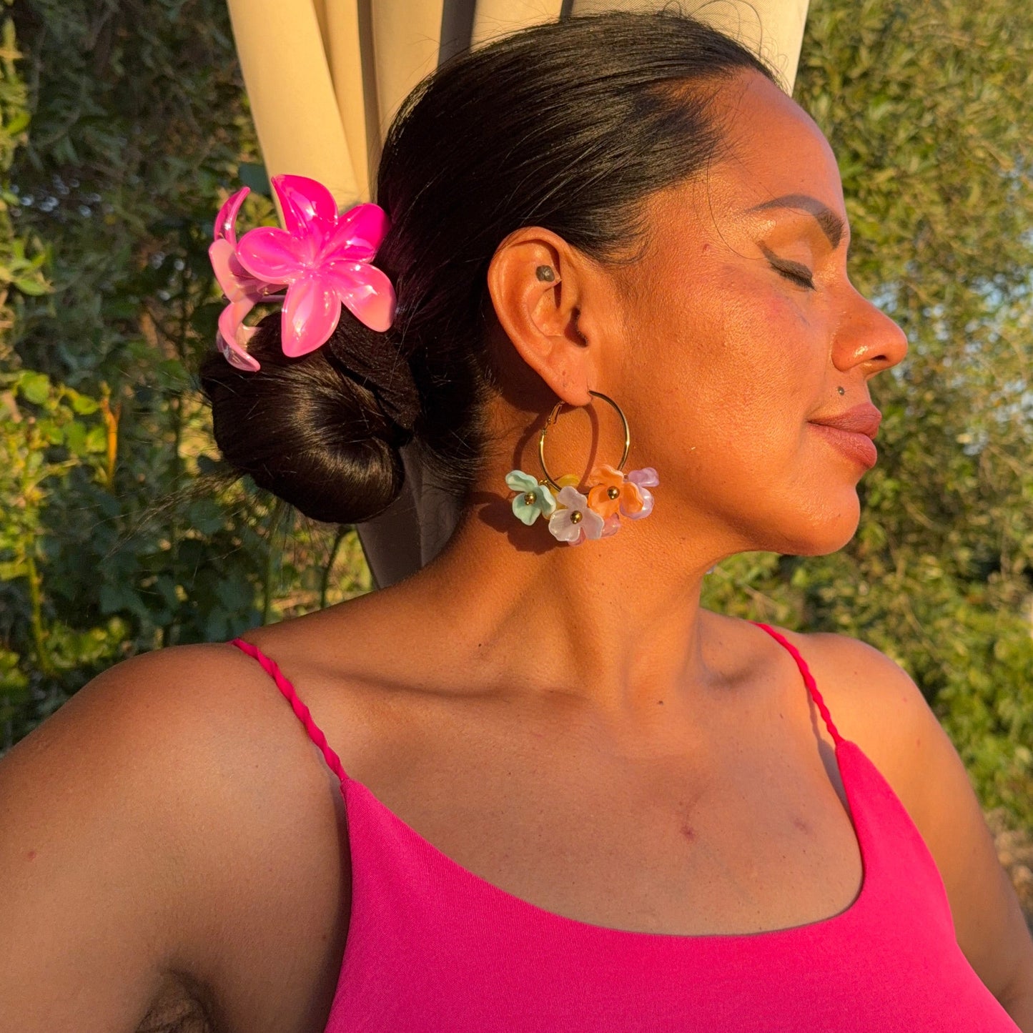 Lot de 3 Pinces à Cheveux Fleur – Colorées et Élégantes