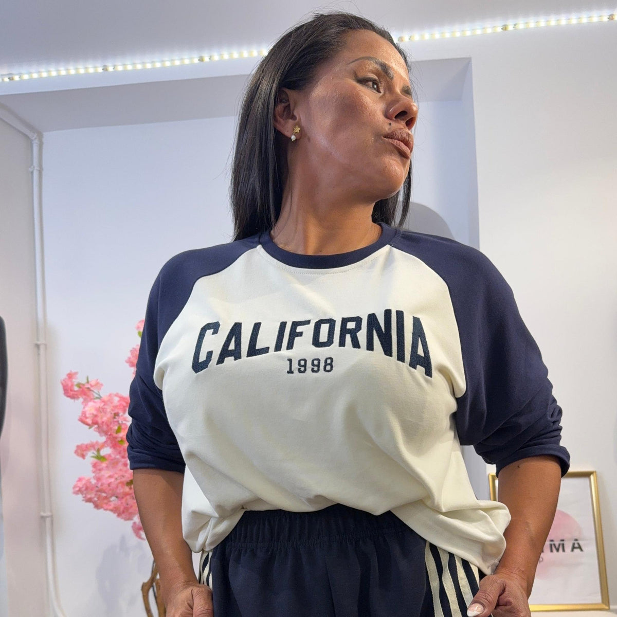 T-shirt California – 100 % Coton, Style Sportswear Chic