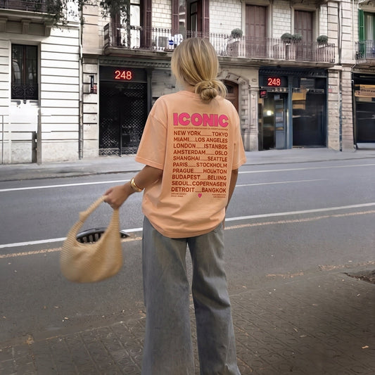 T-shirt Amore – 100 % Coton, Style Casual et Imprimé Original