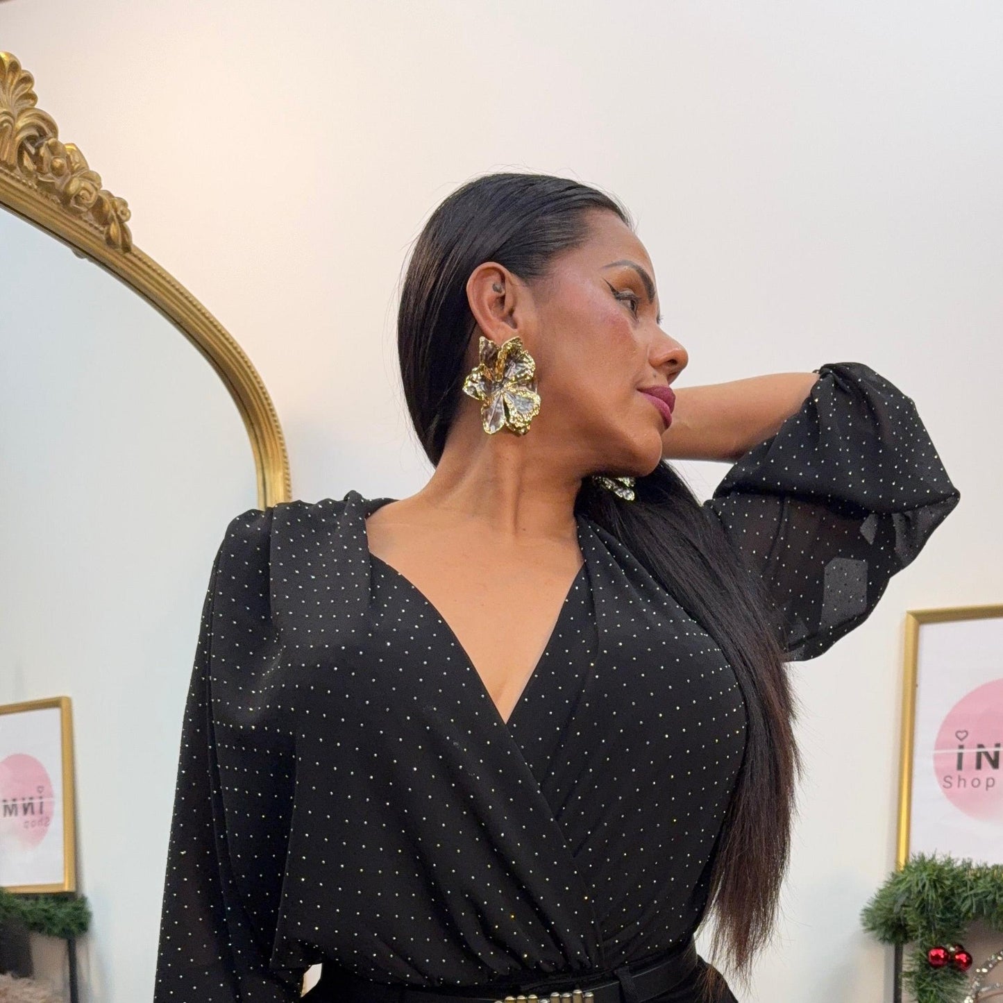 Boucles d’Oreilles Flora — Élégance Sculptée