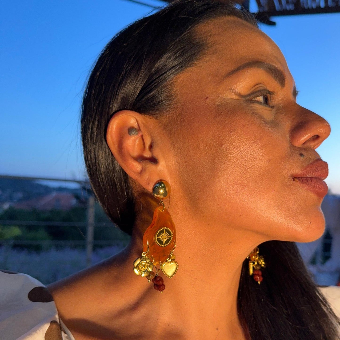 Boucles Ambar – Éclat Bohème