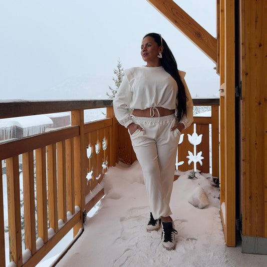 Ensemble Neige Élégance - chic et confortable