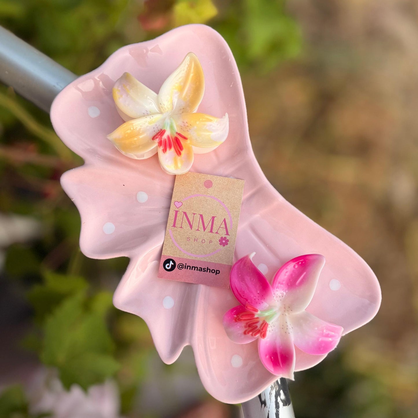 Pince à cheveux Orchidée – Exotique et Raffinée (lot de 2)