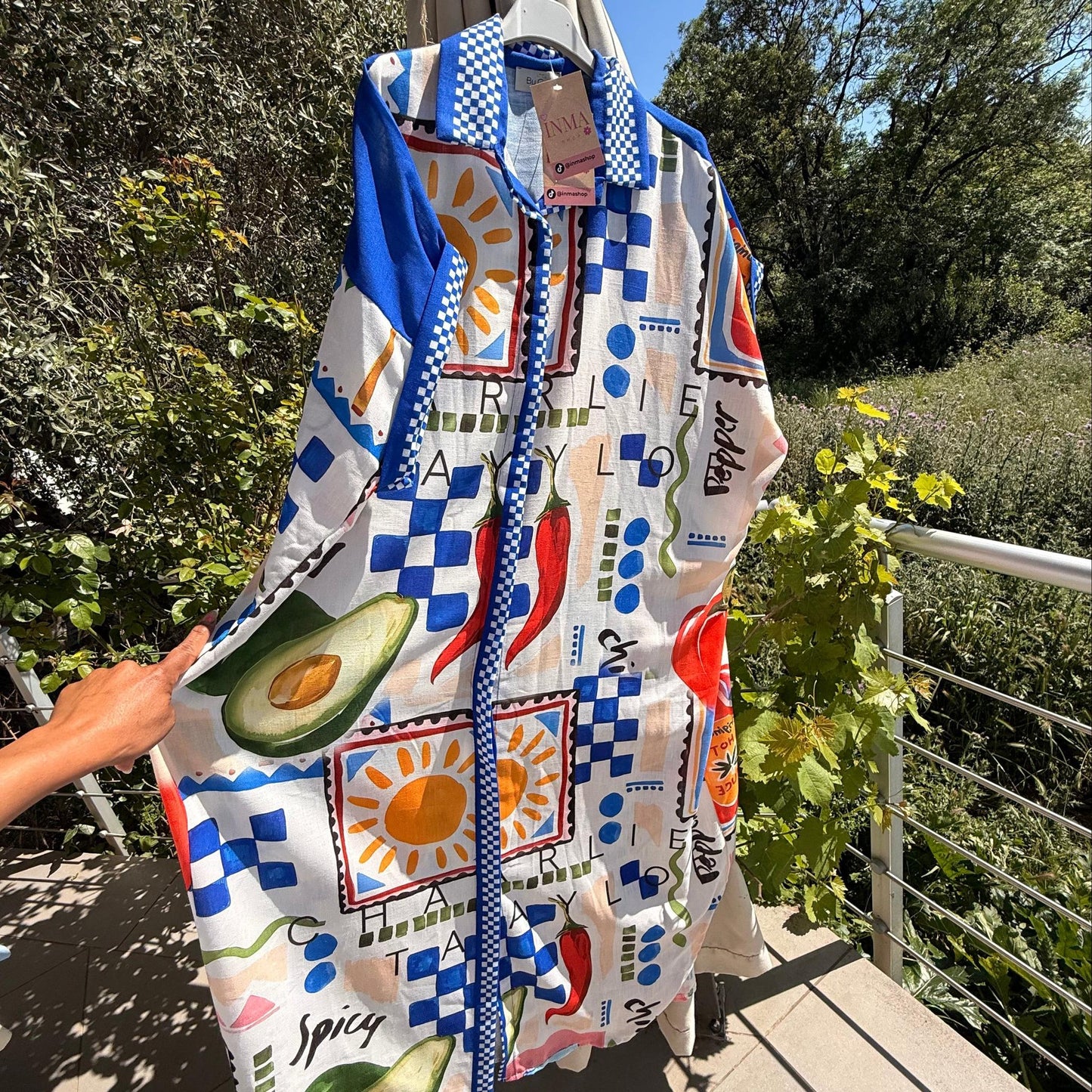 Robe Tunique Artistique – Saint-Tropez
