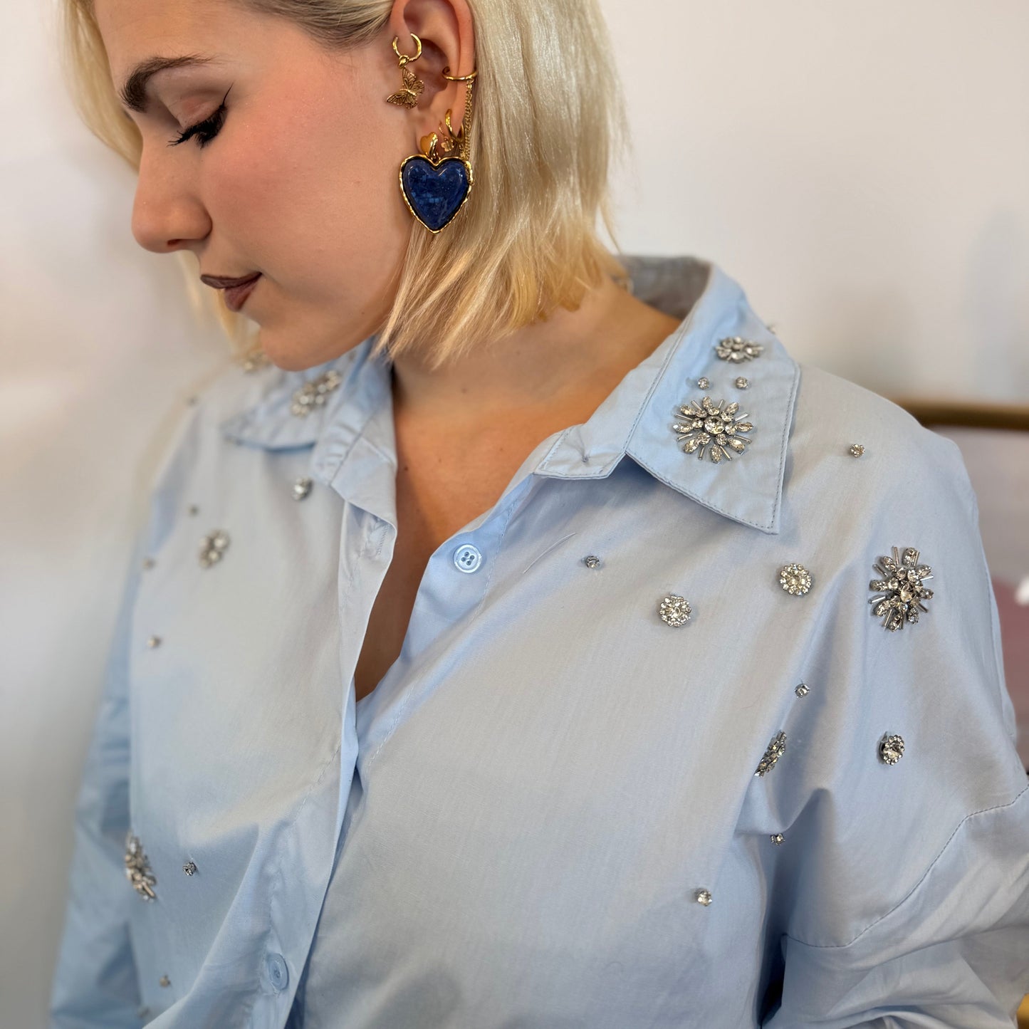 Chemise Crystal — Détails Précieux