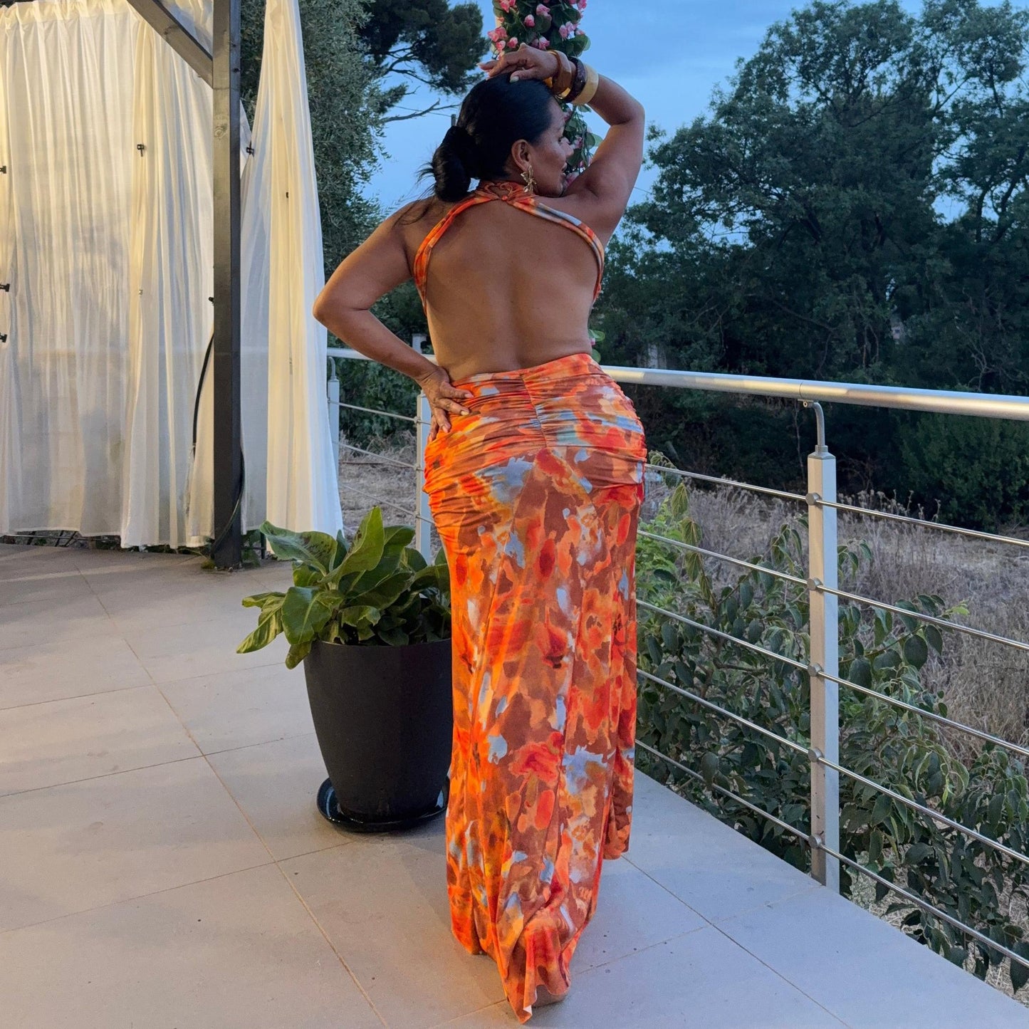Robe Selena - Silhouette Élancée et Allure Solaire