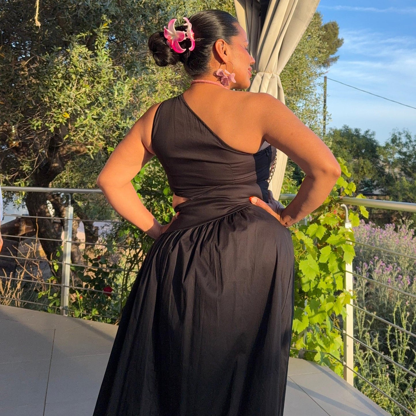 Robe Asymétrique Coton – Soléna