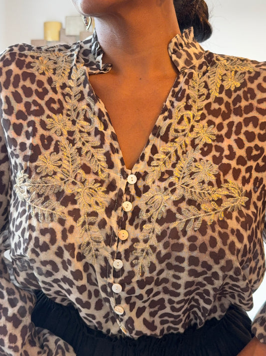 Chemise Léopard