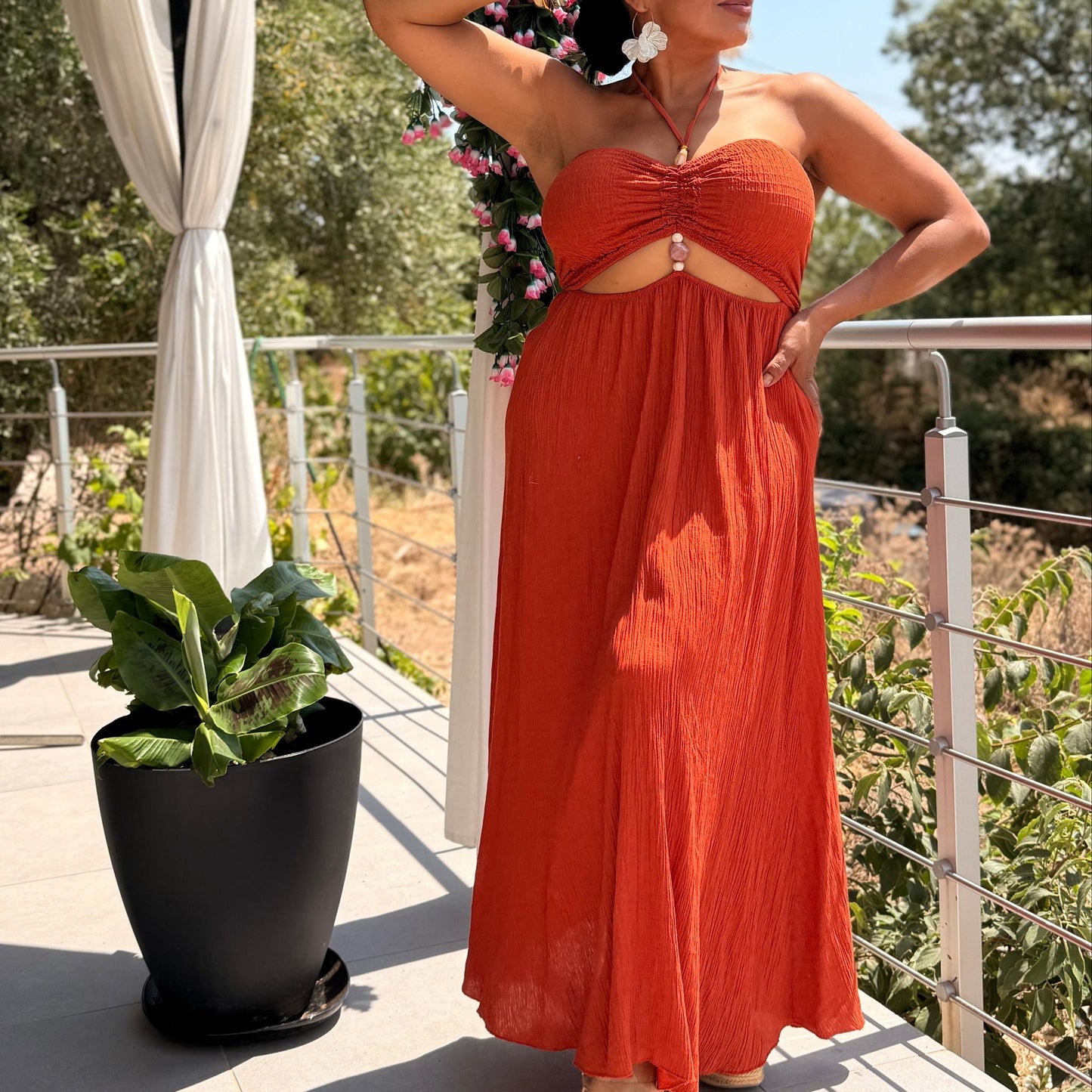 Robe Lina - Élégance Fluide et Féminine