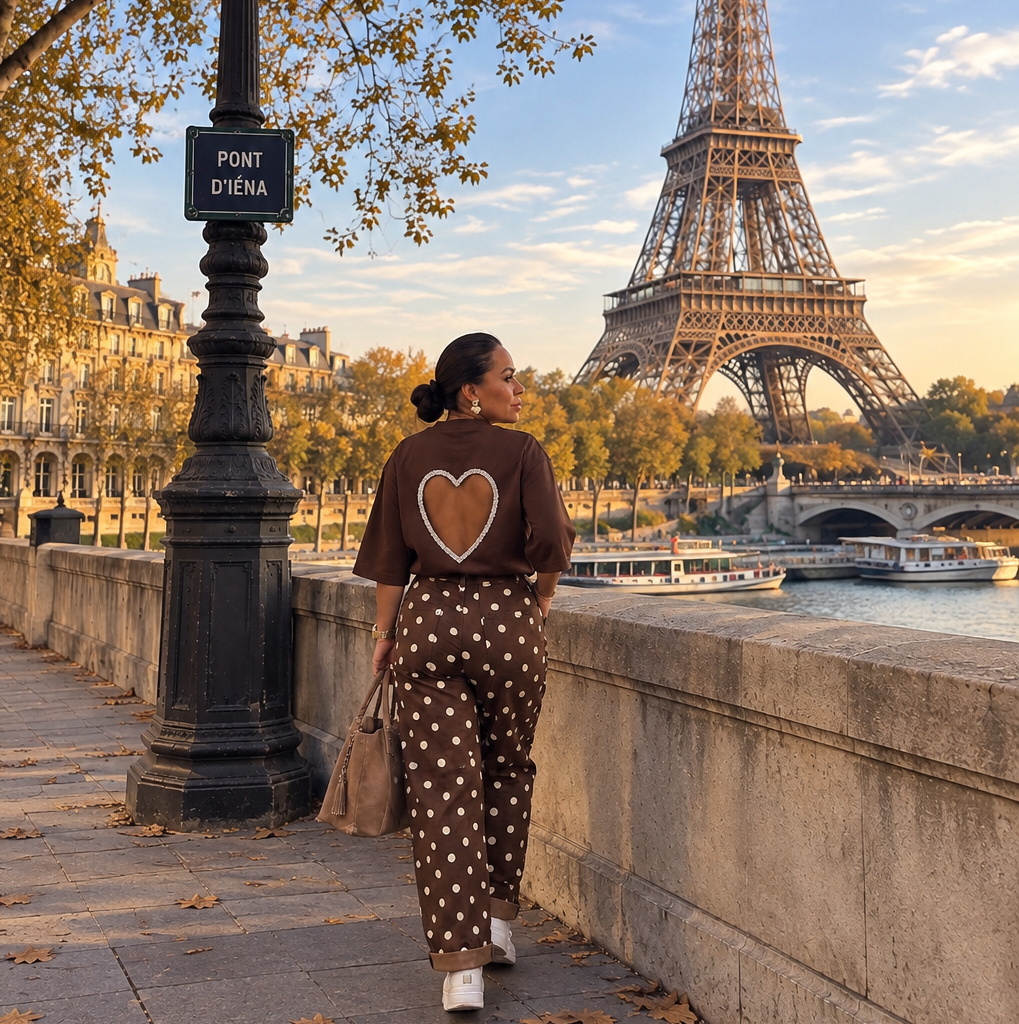 T-shirt Amore - Dos Cœur et Allure Féminine